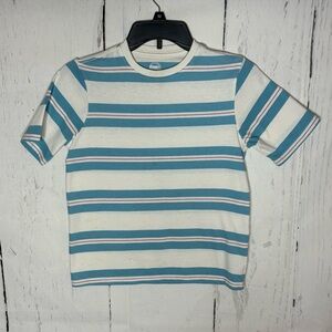 Wonder Nation Blue and White Knit Top